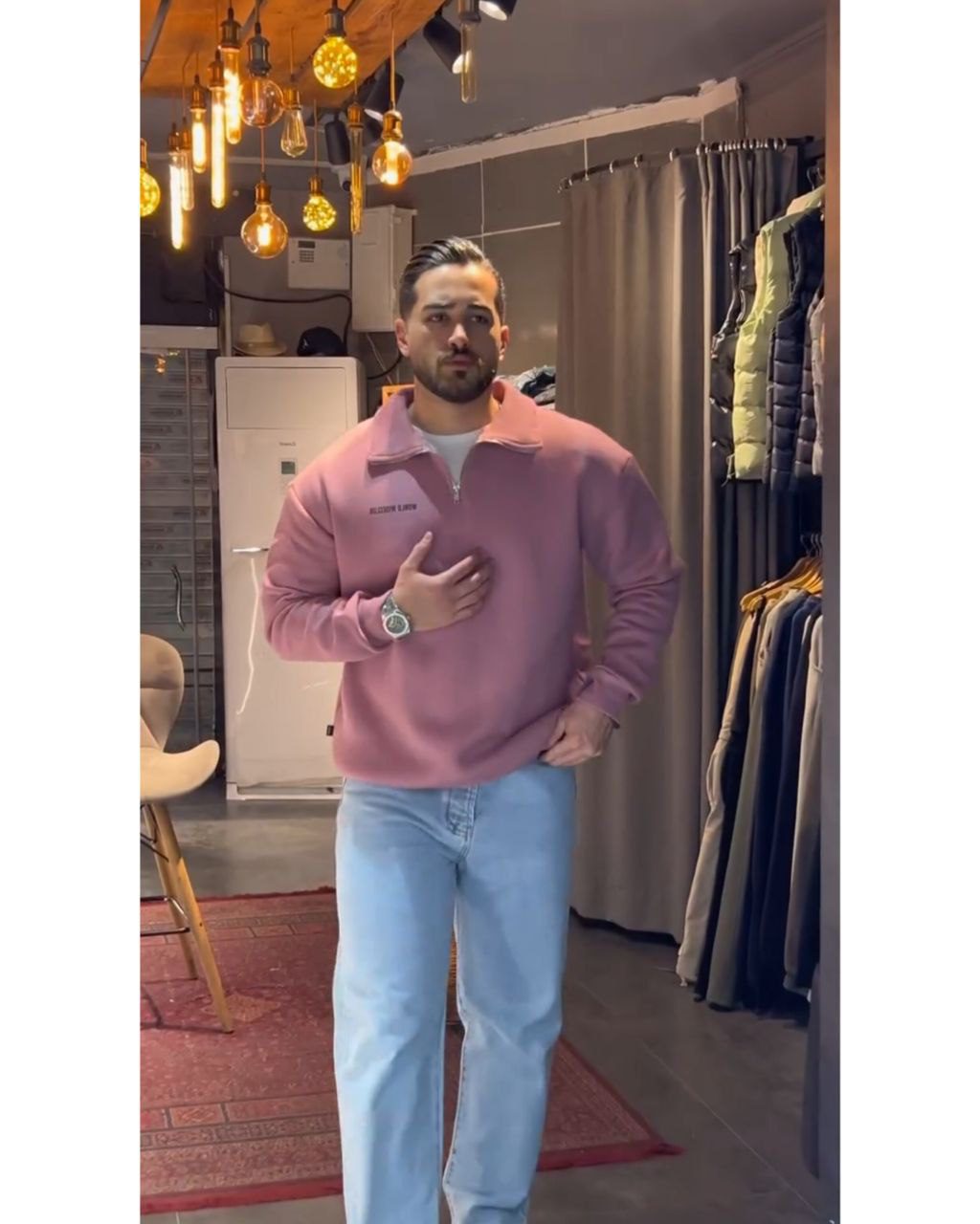 دورس نیم زیپ مردانع ۰۰۱۱