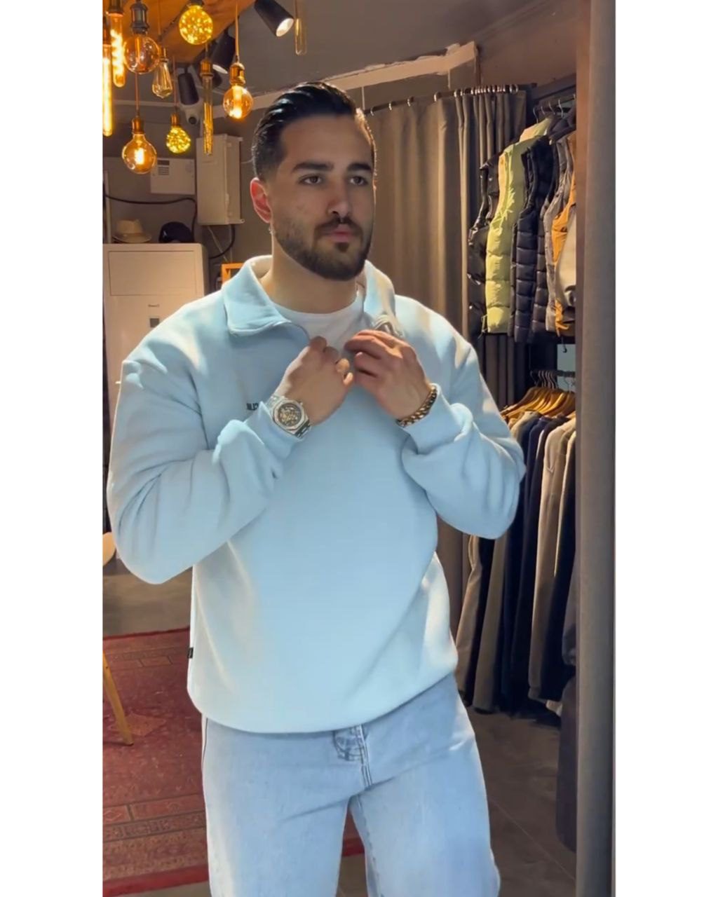 دورس نیم زیپ مردانع۰۰۱۳